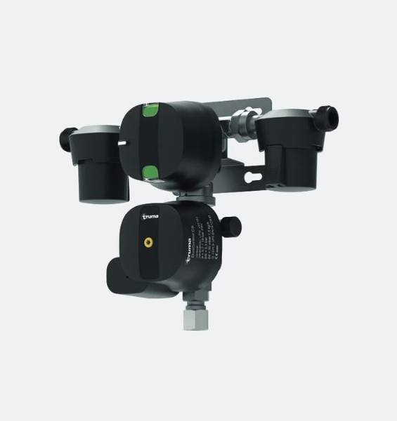 KOMPLETT Truma DuoControl CS  Vertikal  med industrikobling